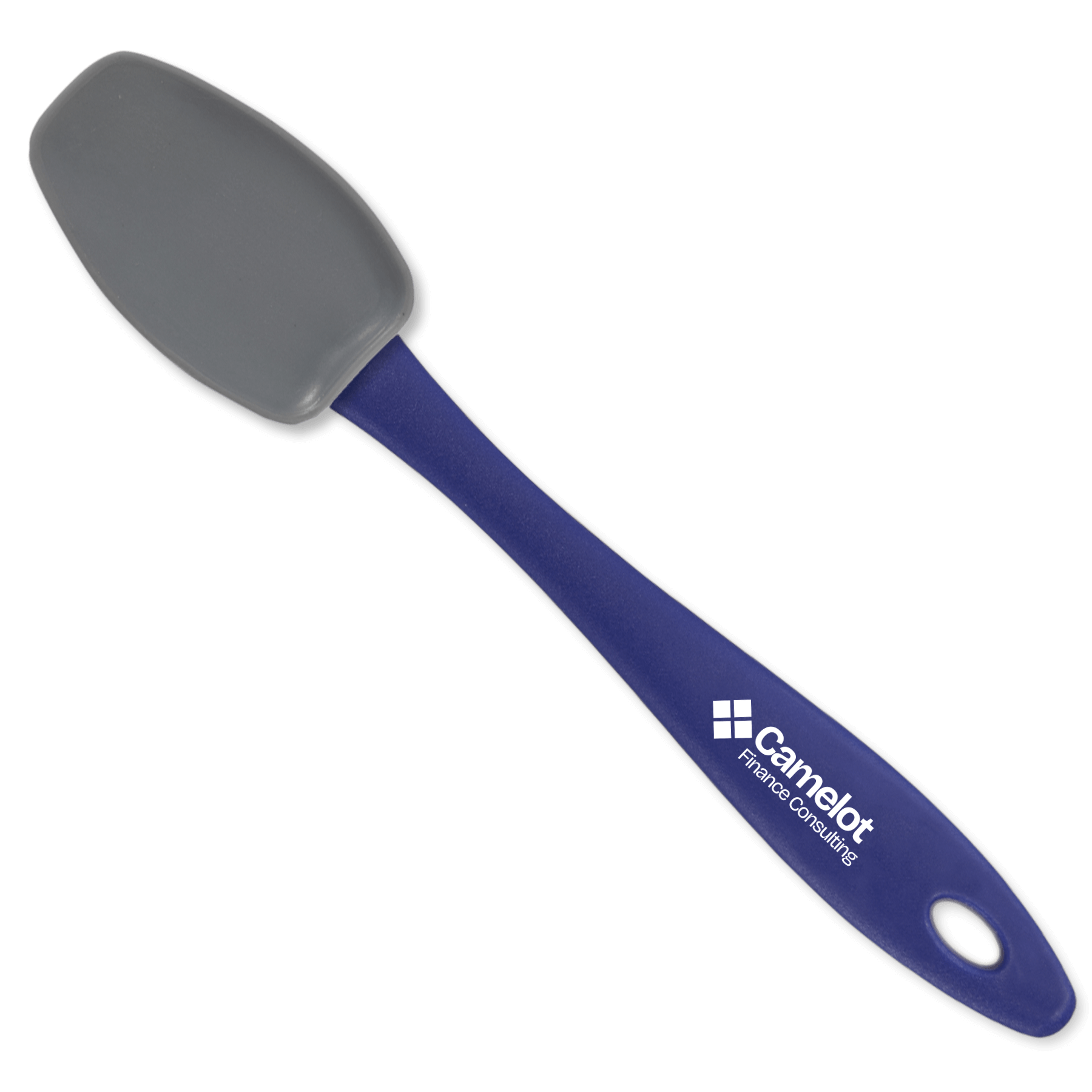 Imprinted - Reflex Blue Handle - Gray Spoon